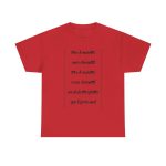 Rojo - Camiseta «tirali cossetes cançó»