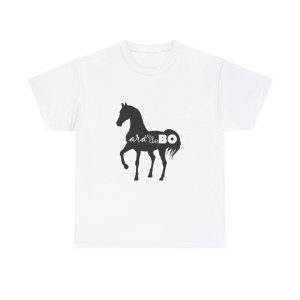 Blanco - Camiseta unisex Cavall Alegre Sant Joan «Ara va de bo»