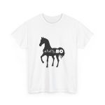 Blanco - Camiseta unisex Cavall Alegre Sant Joan «Ara va de bo»