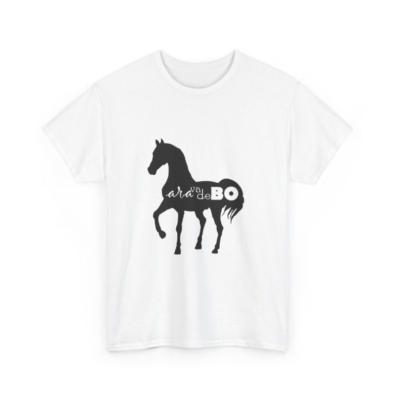 Blanco - Camiseta unisex Cavall Alegre Sant Joan «Ara va de bo»