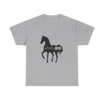 Gris jaspeado - Camiseta unisex Cavall Alegre Sant Joan «Ara va de bo»