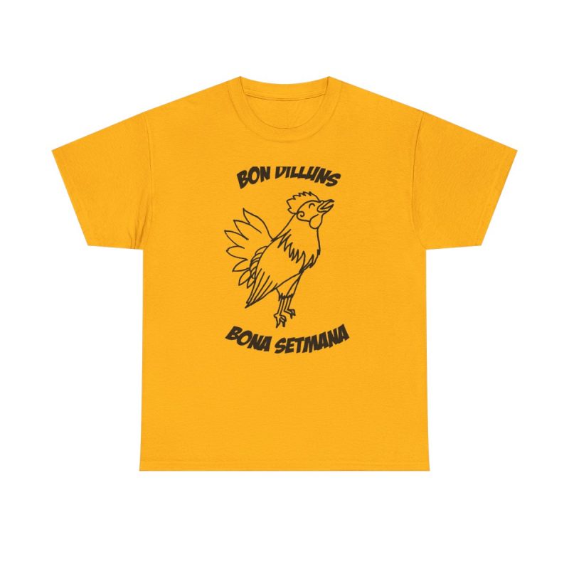 Amarillo dorado - Camiseta «Bon dilluns, bona setmana»