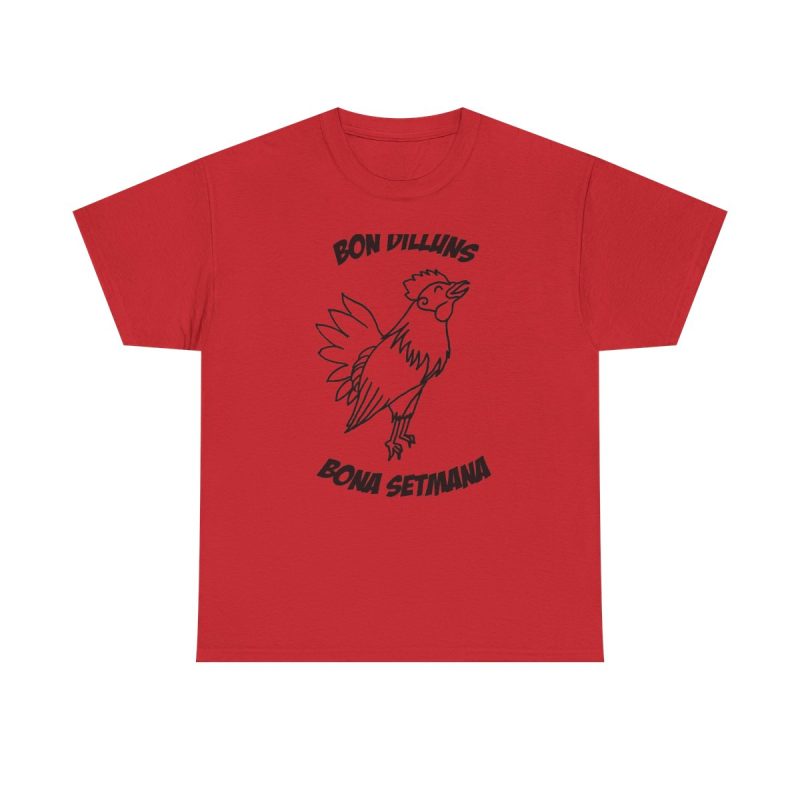 Rojo - Camiseta «Bon dilluns, bona setmana»