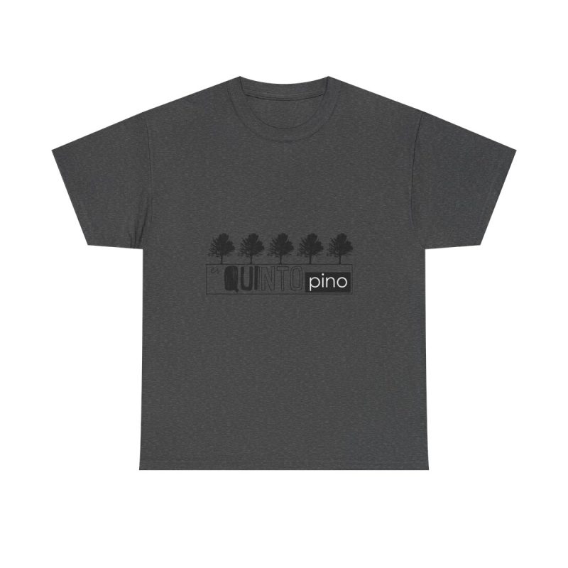 Gris oscuro jaspeado - Camiseta «Es quinto pino»