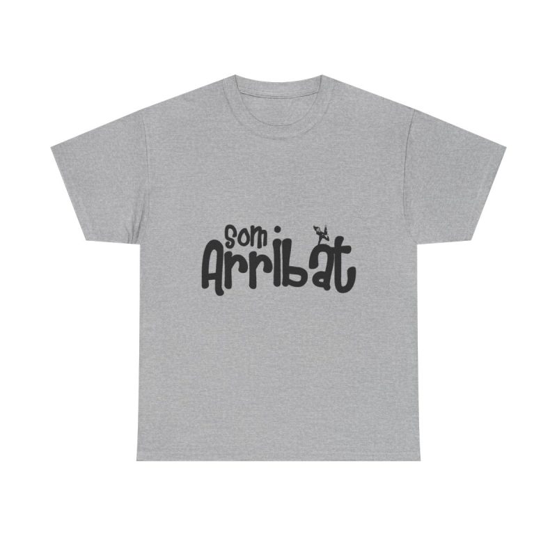 Gris jaspeado - Camiseta unisex «Som Arribat»