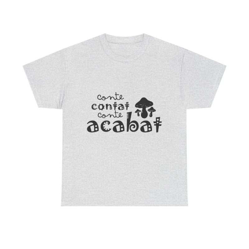 Gris ceniza - Camiseta «Conte contat»