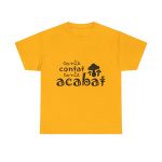 Amarillo dorado - Camiseta «Conte contat» Amarillo dorado - Camiseta «Conte contat»