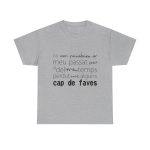 Gris jaspeado - Camiseta «No em penedeixo»