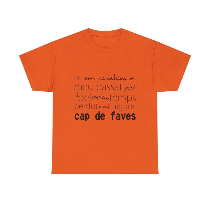 Naranja - Camiseta «No em penedeixo»
