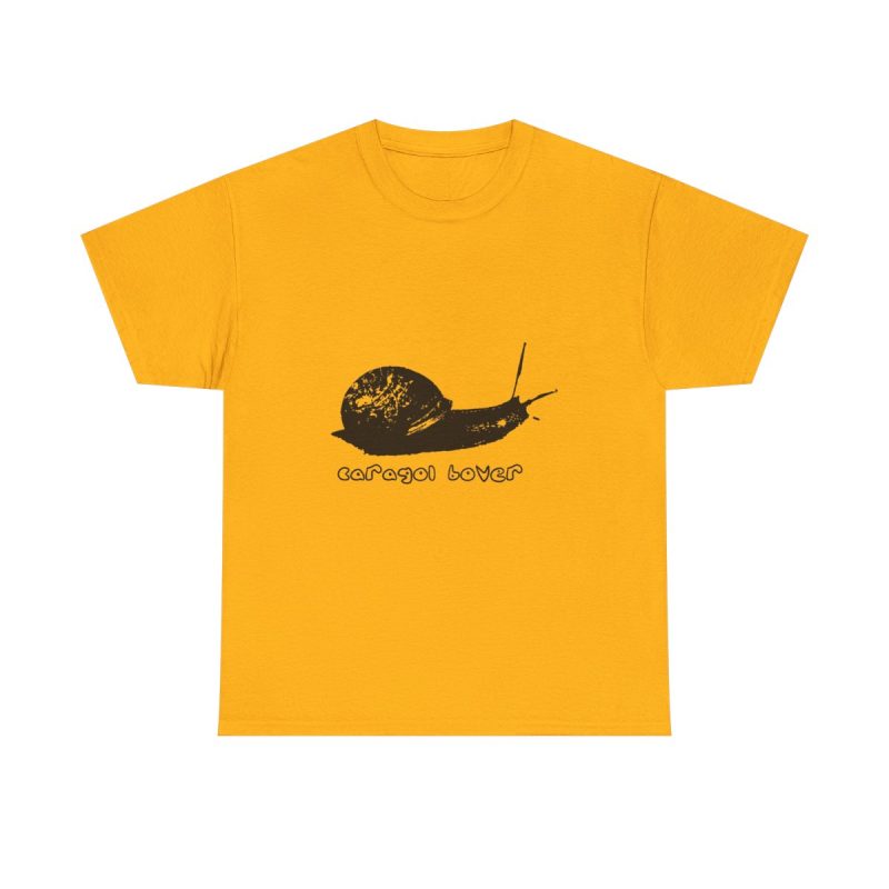 Amarillo dorado - Camiseta Caragol Bover Cans