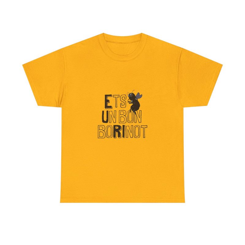 Amarillo dorado - Camiseta «Ets un bon borinot»