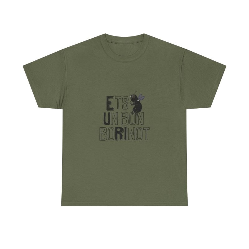 Verde militar - Camiseta «Ets un bon borinot»