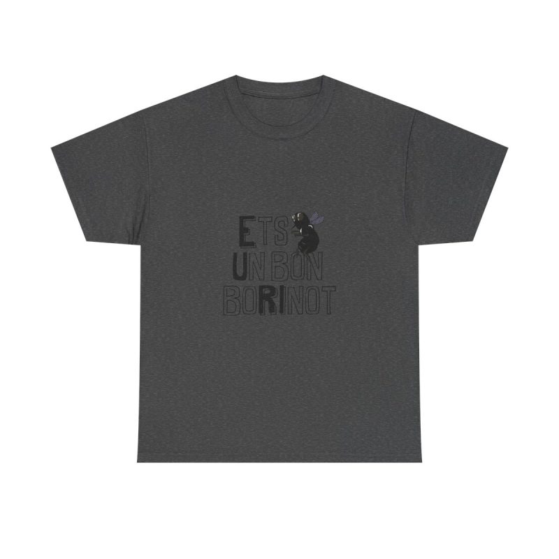 Gris oscuro jaspeado - Camiseta «Ets un bon borinot»