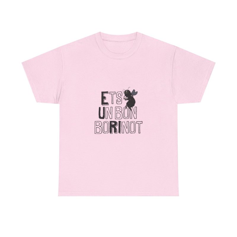 Rosa claro - Camiseta «Ets un bon borinot»