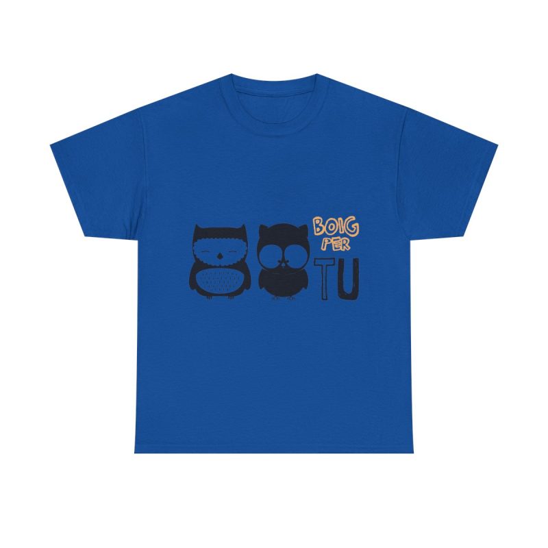 Azul royal - Camiseta «Boig per tu»