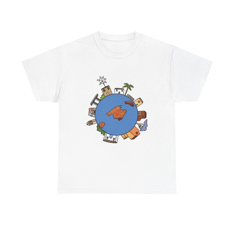 Blanco - Camiseta «cada casa es un mon sense» Blanco - Camiseta «cada casa es un mon sense»