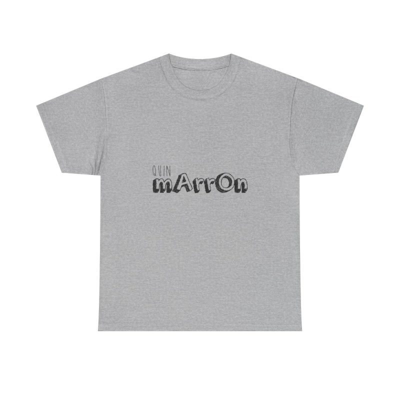 Gris jaspeado - Camiseta «Quin marrón»