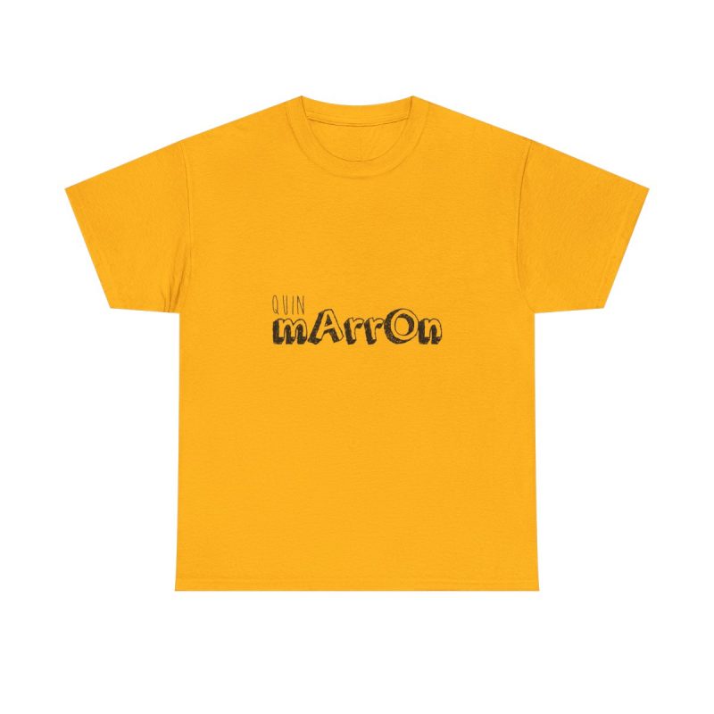 Amarillo dorado - Camiseta «Quin marrón»