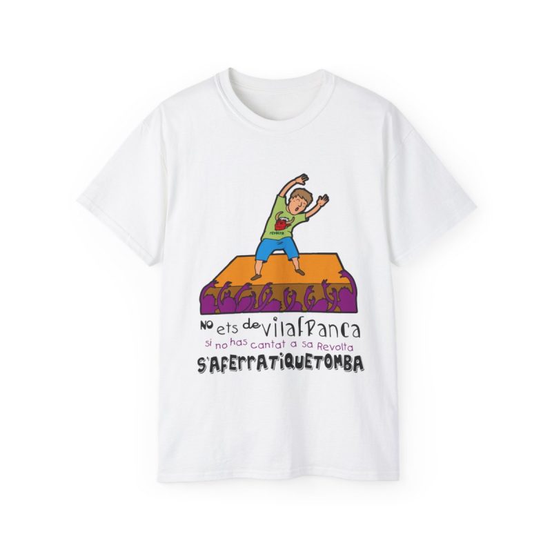 Camiseta ultra algodon - Blanco - No ets de Vilafranca