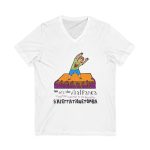 Camiseta cuello de pico - Blanco - No ets de Vilafranca Camiseta cuello de pico - Blanco - No ets de Vilafranca