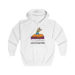 Sudadera con capucha y cremallera - Blanco artico - No ets de Vilafranca Sudadera con capucha y cremallera - Blanco artico - No ets de Vilafranca