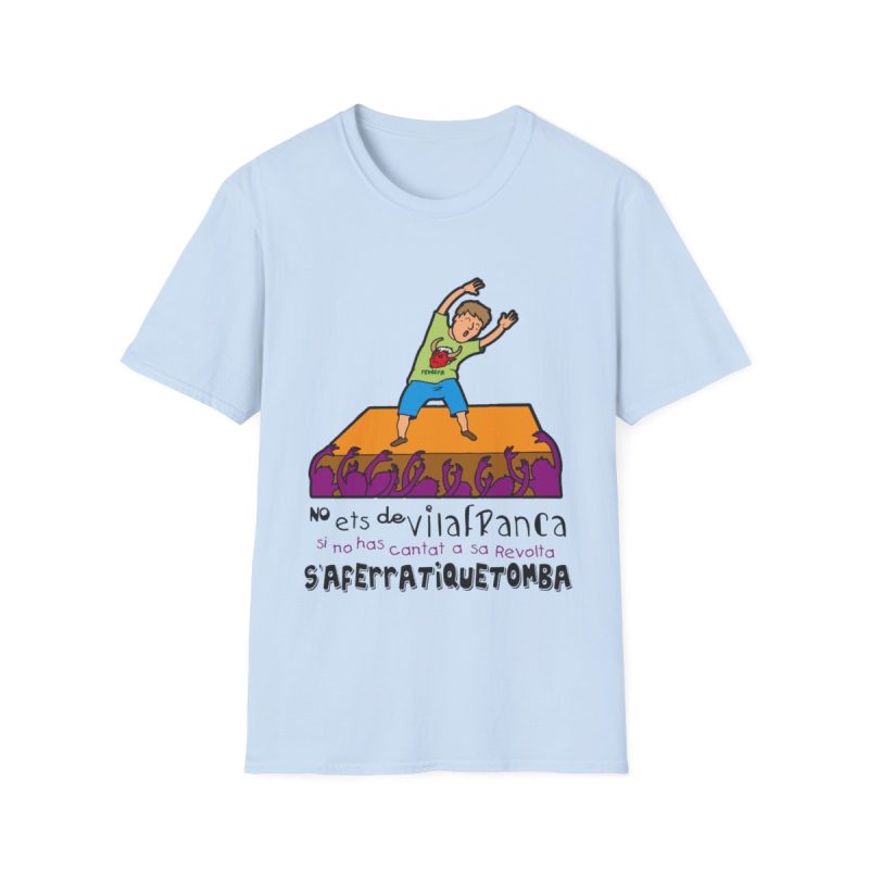 Camiseta Softstyle - Azul claro - No ets de Vilafranca