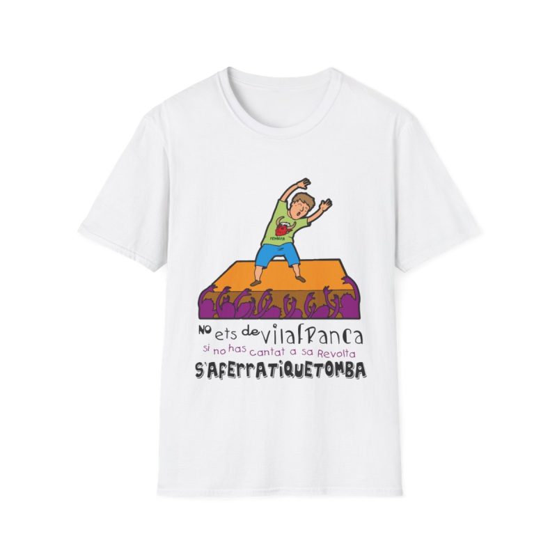 Camiseta Softstyle - Blanco - No ets de Vilafranca