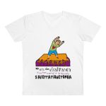 Camiseta hombre cuello de pico Presenter - Blanco - No ets de Vilafranca Camiseta hombre cuello de pico Presenter - Blanco - No ets de Vilafranca