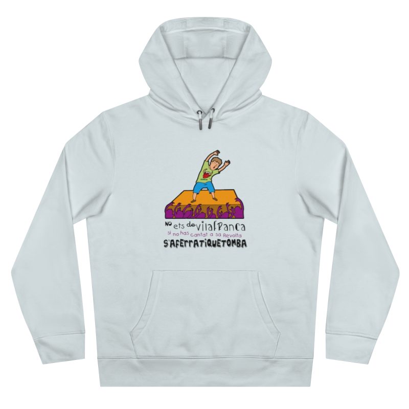 Sudadera con capucha King - Azul cielo puro - No ets de Vilafranca