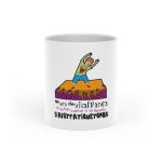 Taza con asa de corazon - Blanco - No ets de Vilafranca Taza con asa de corazon - Blanco - No ets de Vilafranca