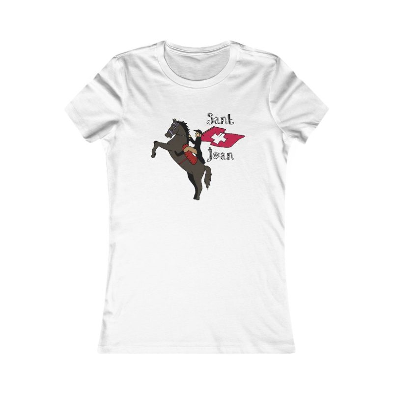 Camiseta mujer Favorite - Blanco - Camiseta Sant Joan Camiseta mujer Favorite - Blanco - Camiseta Sant Joan