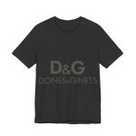 Camiseta jersey manga corta - Gris antracita jaspeado - Dones & Ginets