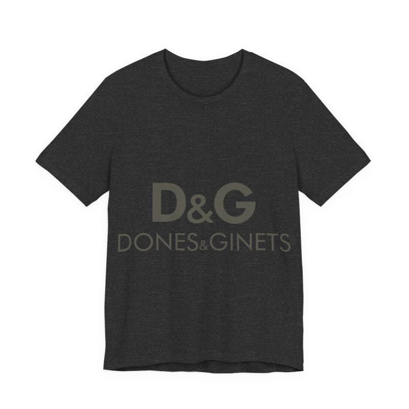 Camiseta jersey manga corta - Gris antracita jaspeado - Dones & Ginets