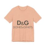 Camiseta jersey manga corta - Melocoton jaspeado - Dones & Ginets