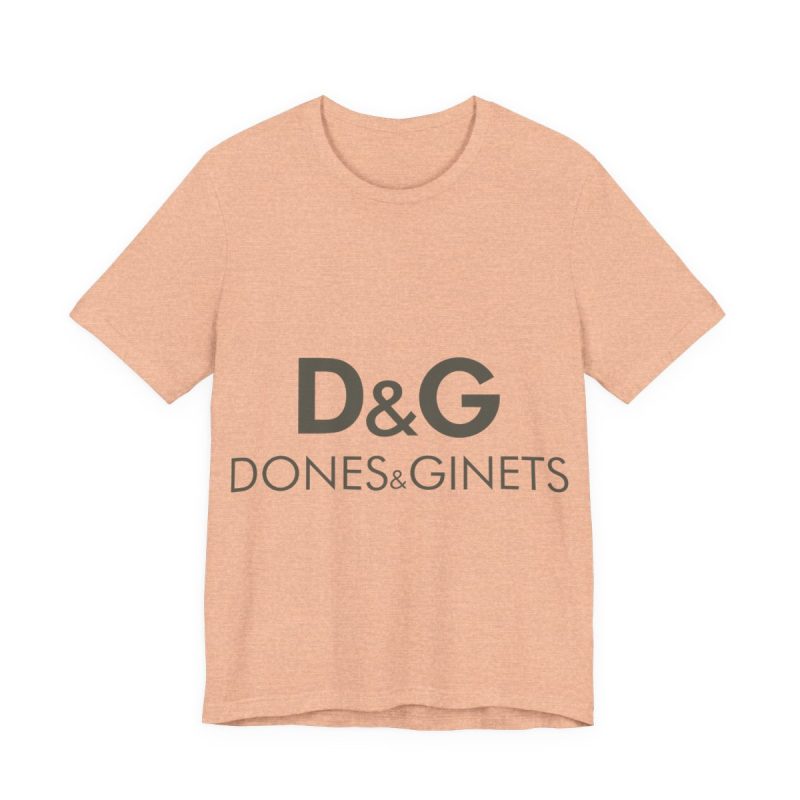 Camiseta jersey manga corta - Melocoton jaspeado - Dones & Ginets