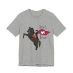 Camiseta jersey manga corta - Gris jaspeado - Camiseta Sant Joan