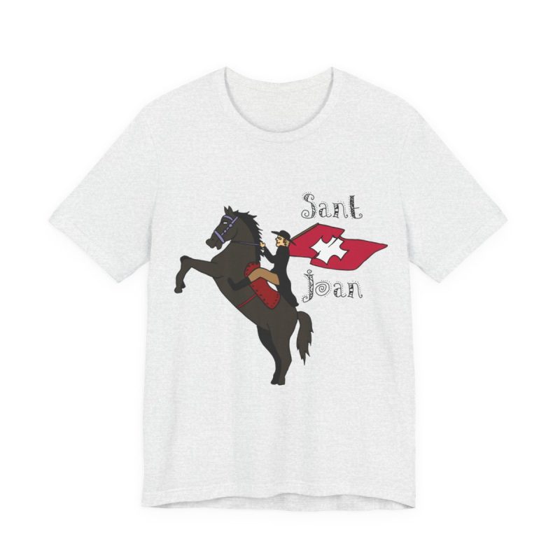 Camiseta jersey manga corta - Gris ceniza - Camiseta Sant Joan