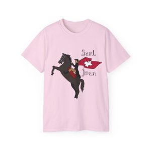 Camiseta ultra algodon - Rosa claro - Camiseta Sant Joan