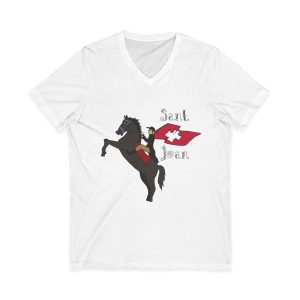Camiseta cuello de pico - Blanco - Camiseta Sant Joan