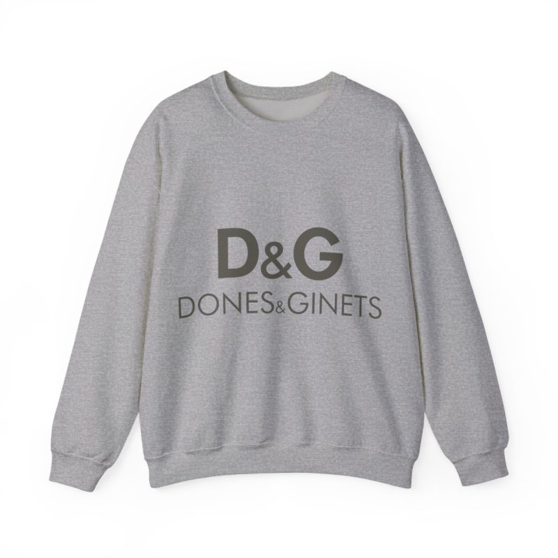 Sudadera cuello redondo - Gris deportivo - Dones & Ginets