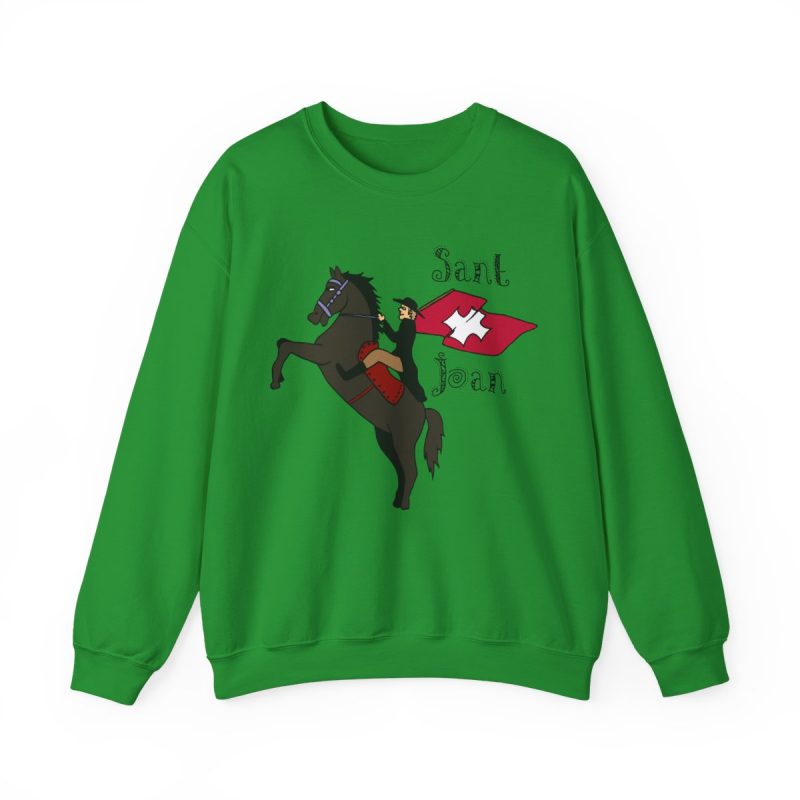 Sudadera cuello redondo - Verde irlandes - Camiseta Sant Joan