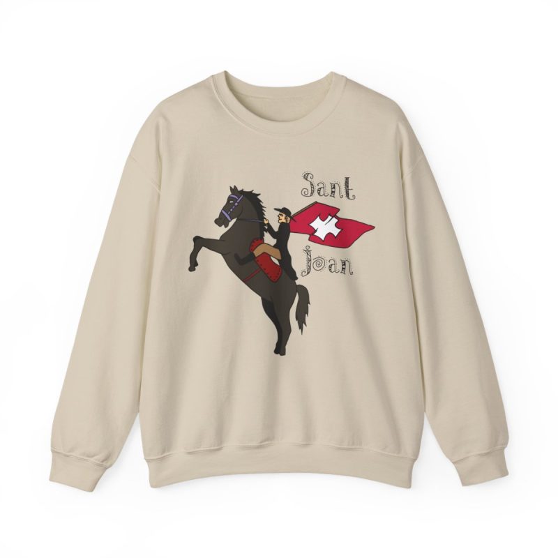 Sudadera cuello redondo - Arena - Camiseta Sant Joan