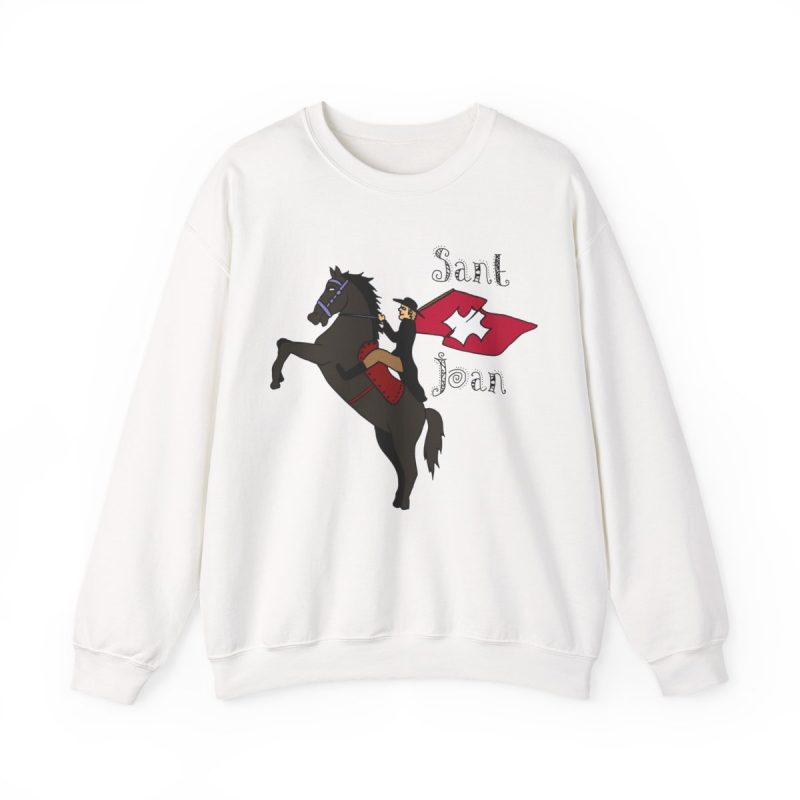 Sudadera cuello redondo - Blanco - Camiseta Sant Joan