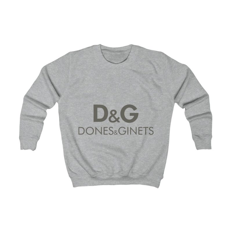 Sudadera infantil - Gris jaspeado claro - Dones & Ginets