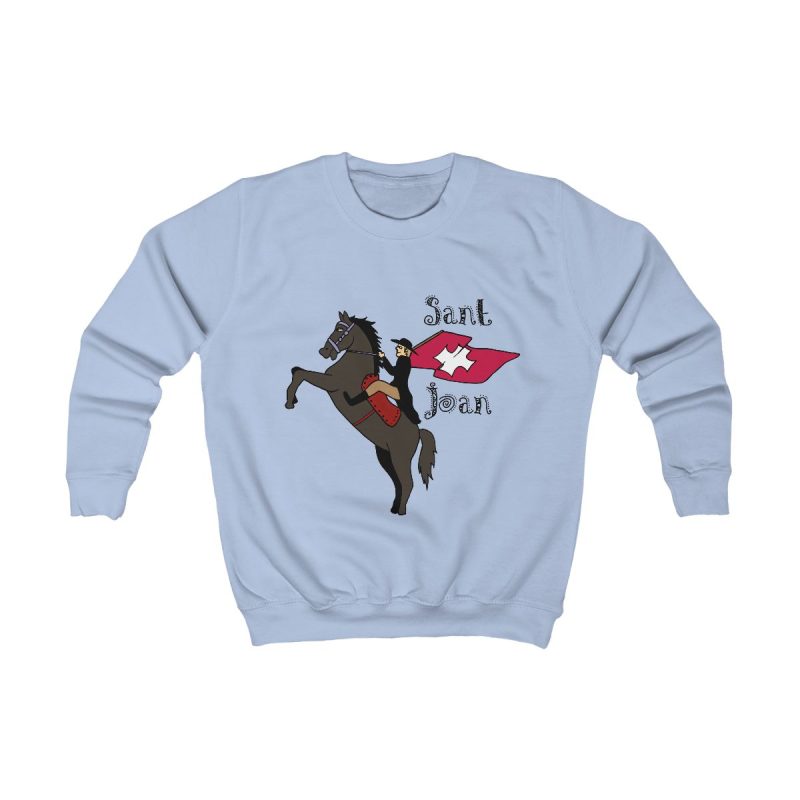 Sudadera infantil - Azul cielo - Camiseta Sant Joan