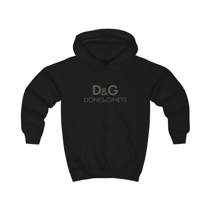 Sudadera con capucha infantil - Negro azabache - Dones & Ginets