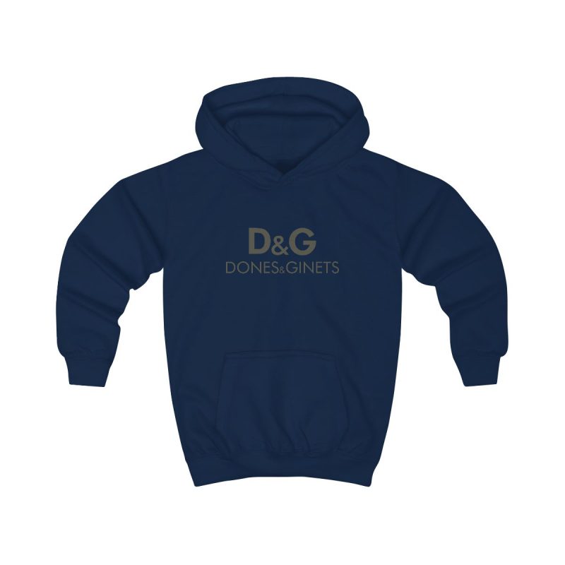 Sudadera con capucha infantil - Azul marino Oxford - Dones & Ginets