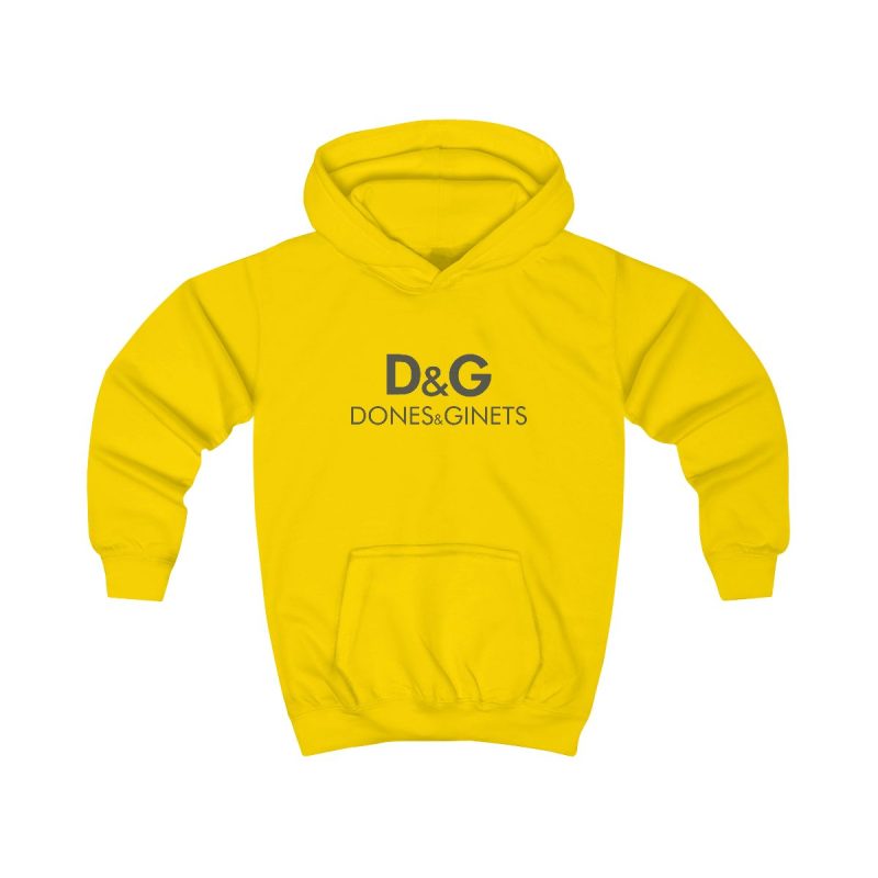 Sudadera con capucha infantil - Amarillo sol - Dones & Ginets