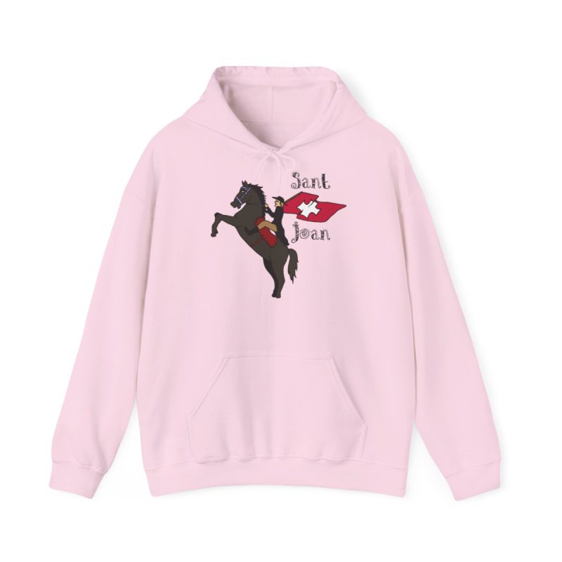 Sudadera con capucha - Rosa claro - Camiseta Sant Joan