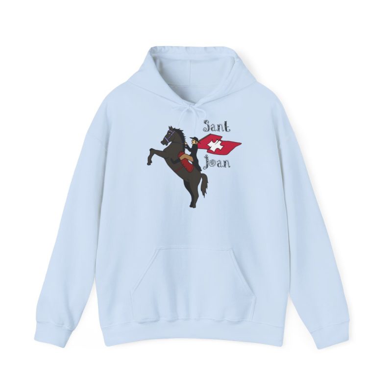Sudadera con capucha - Azul claro - Camiseta Sant Joan